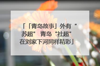 「青岛故事」外有“苏超” 青岛“社超”在刘家下河同样精彩