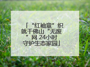 “红袖章”织就千佛山“无废”网 24小时守护生态家园