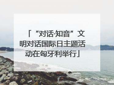 “对话·知音”文明对话国际日主题活动在匈牙利举行