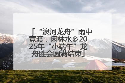“浪河龙舟”雨中竞渡，闲林水乡2025年“小端午”龙舟胜会圆满结束