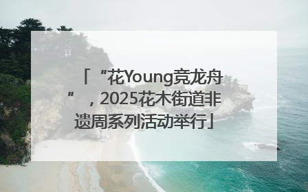 “花Young竞龙舟”，2025花木街道非遗周系列活动举行