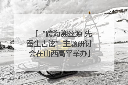 “跨海溯丝源 先蚕生古泫”主题研讨会在山西高平举办