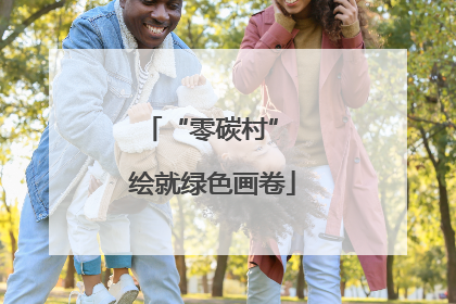 “零碳村” 绘就绿色画卷