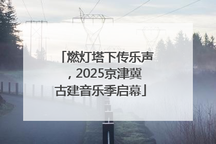 燃灯塔下传乐声，2025京津冀古建音乐季启幕