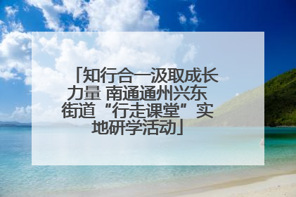 知行合一汲取成长力量 南通通州兴东街道“行走课堂”实地研学活动