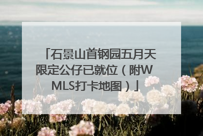石景山首钢园五月天限定公仔已就位（附WMLS打卡地图）
