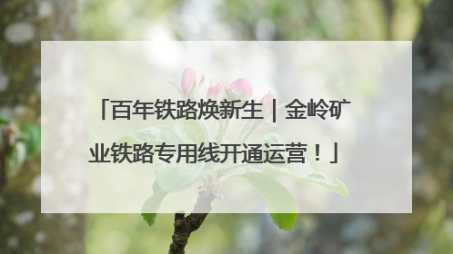 百年铁路焕新生｜金岭矿业铁路专用线开通运营！