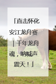 直击怀化安江龙舟赛｜千年龙舟魂，呐喊声震天！