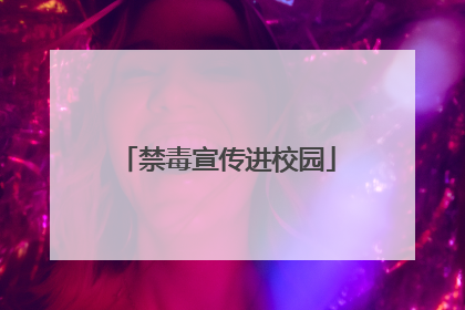 禁毒宣传进校园