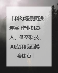 科幻场景照进现实 作业机器人、低空科技、AI应用成西博会焦点