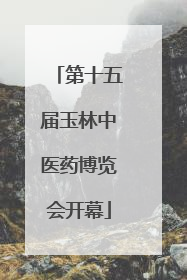 第十五届玉林中医药博览会开幕