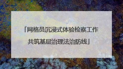 网格员沉浸式体验检察工作 共筑基层治理法治防线