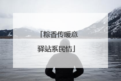 粽香传暖意 驿站系民情