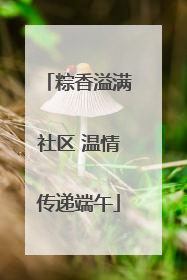 粽香溢满社区 温情传递端午
