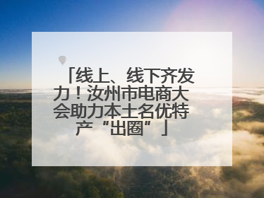 线上、线下齐发力！汝州市电商大会助力本土名优特产“出圈”