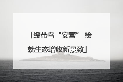 绶带鸟“安营” 绘就生态增收新景致