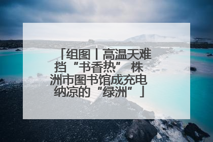 组图丨高温天难挡“书香热” 株洲市图书馆成充电纳凉的“绿洲”