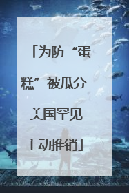 为防“蛋糕”被瓜分 美国罕见主动推销