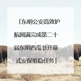 东明公安高效护航圆满完成第二十届东明西瓜节开幕式安保维稳任务