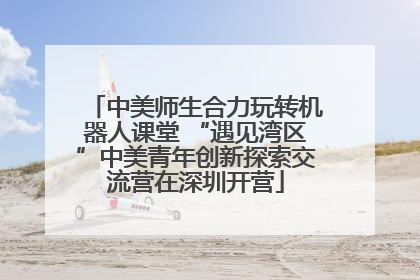 中美师生合力玩转机器人课堂 “遇见湾区”中美青年创新探索交流营在深圳开营