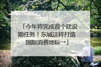今年将完成首个建设期任务！东城这样打造国际消费地标→