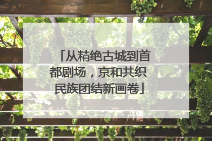 从精绝古城到首都剧场，京和共织民族团结新画卷