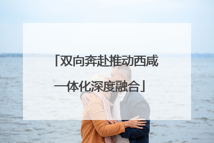 双向奔赴推动西咸一体化深度融合