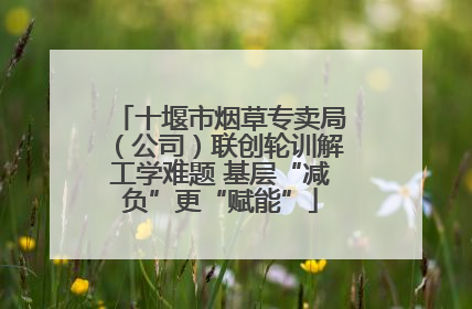 十堰市烟草专卖局（公司）联创轮训解工学难题 基层“减负”更“赋能”