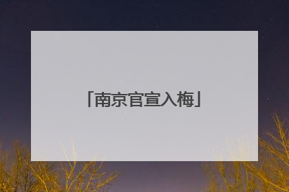 南京官宣入梅