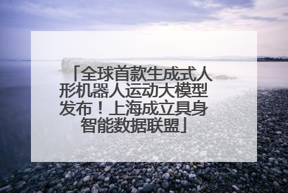 全球首款生成式人形机器人运动大模型发布！上海成立具身智能数据联盟
