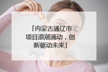 内蒙古通辽市：项目浪潮涌动，创新驱动未来