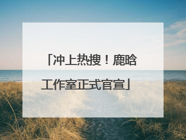 冲上热搜！鹿晗工作室正式官宣