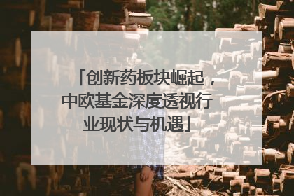 创新药板块崛起，中欧基金深度透视行业现状与机遇