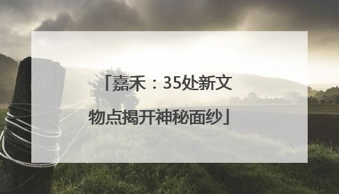 嘉禾：35处新文物点揭开神秘面纱