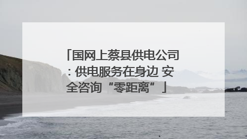 国网上蔡县供电公司：供电服务在身边 安全咨询“零距离”