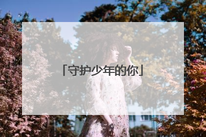 守护少年的你