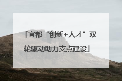 宜都“创新+人才”双轮驱动助力支点建设