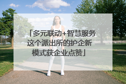多元联动+智慧服务 这个派出所的护企新模式获企业点赞