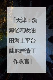 天津：渤海亿吨级油田海上平台陆地建造工作收官