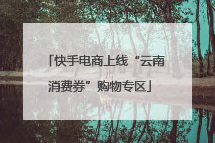 快手电商上线“云南消费券”购物专区