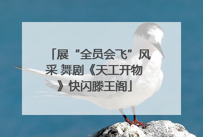 展“全员会飞”风采 舞剧《天工开物》快闪滕王阁