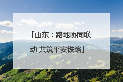 山东：路地协同联动 共筑平安铁路