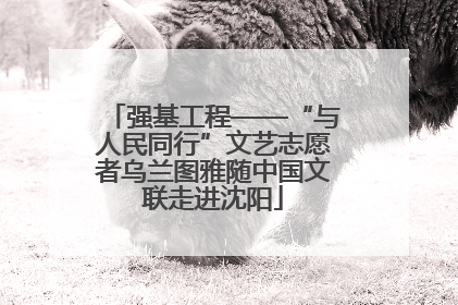 强基工程——“与人民同行”文艺志愿者乌兰图雅随中国文联走进沈阳