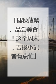 插秧放蟹、品尝美食！这个周末，吉报小记者有点忙