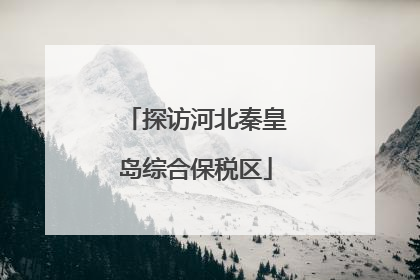 探访河北秦皇岛综合保税区