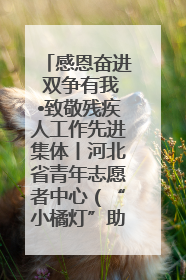 感恩奋进 双争有我•致敬残疾人工作先进集体丨河北省青年志愿者中心（“小橘灯”助残接力计划实施团队）：用温暖陪伴，守护特殊孩子成长