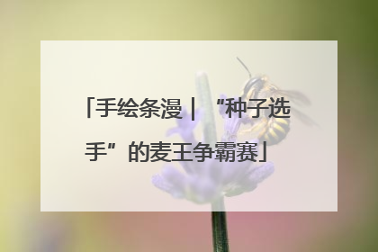 手绘条漫｜“种子选手”的麦王争霸赛