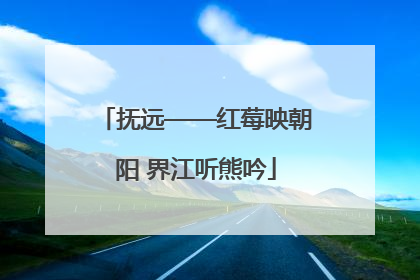 抚远——红莓映朝阳 界江听熊吟