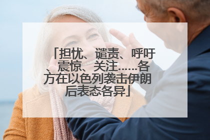 担忧、谴责、呼吁、震惊、关注……各方在以色列袭击伊朗后表态各异