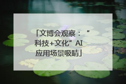 文博会观察：“科技+文化”AI应用场景吸睛